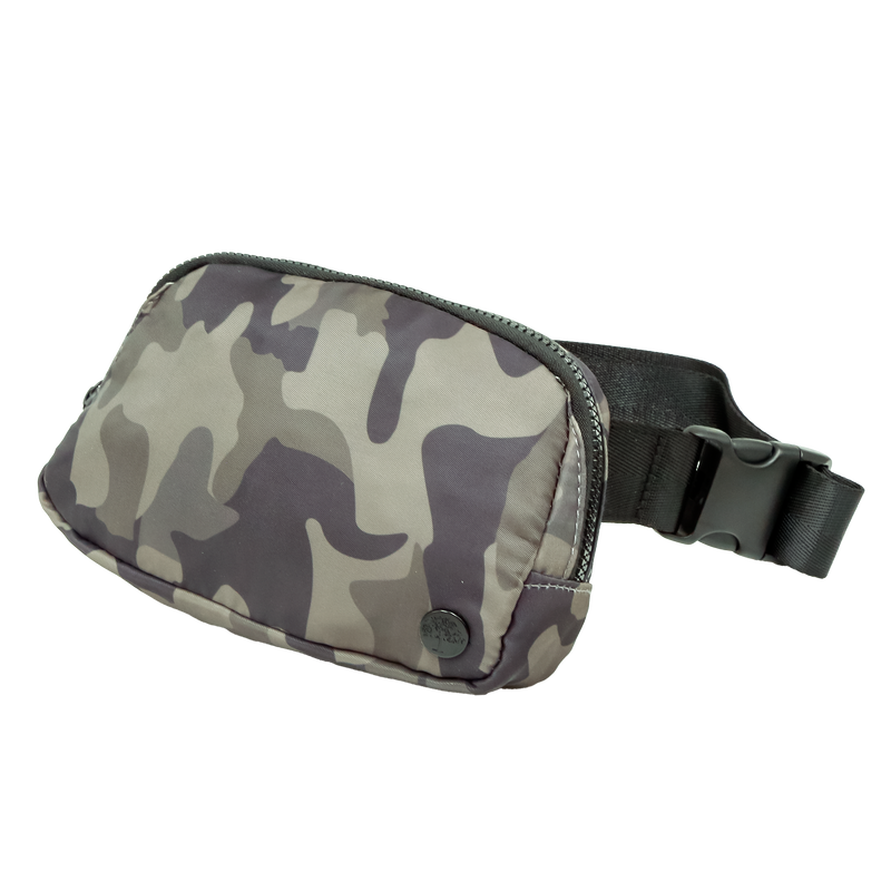 Medium Cross Body Bag Gray Camoflauge