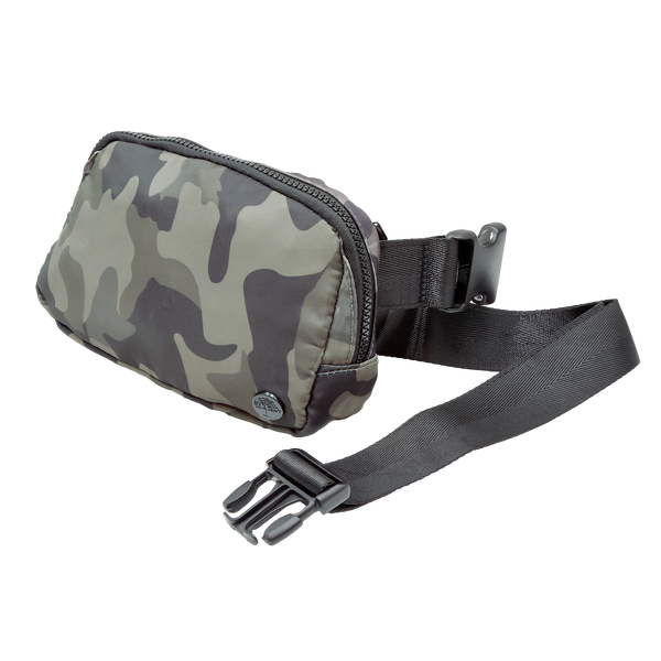 Medium Cross Body Bag Gray Camoflauge