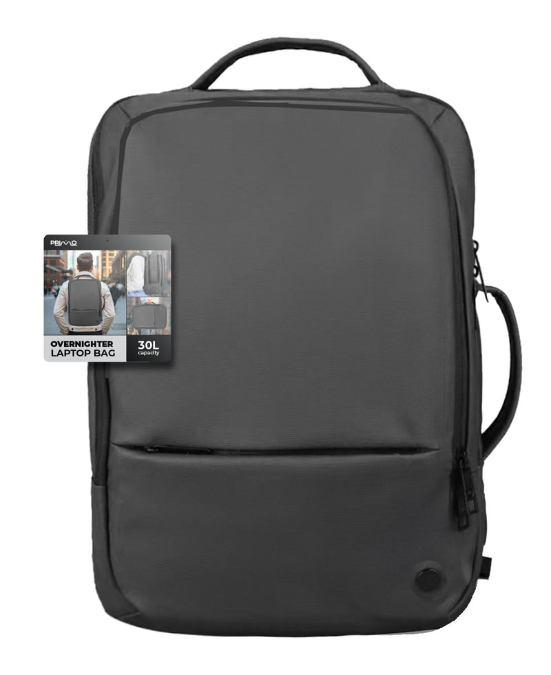 Overnight Convertible Laptop Bag Black