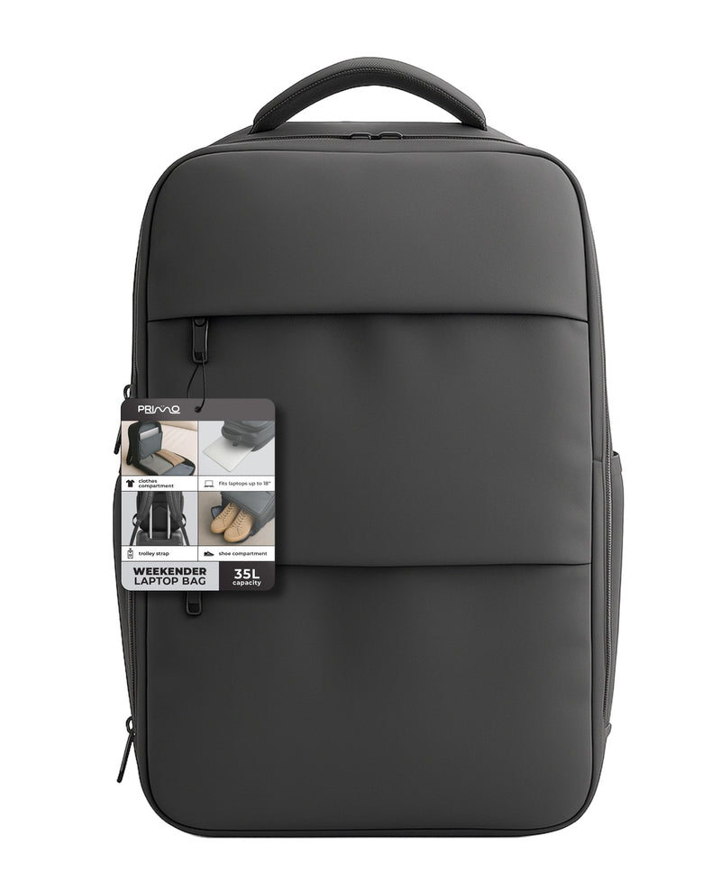 Weekender Laptop Backpack with Shoe Compartment