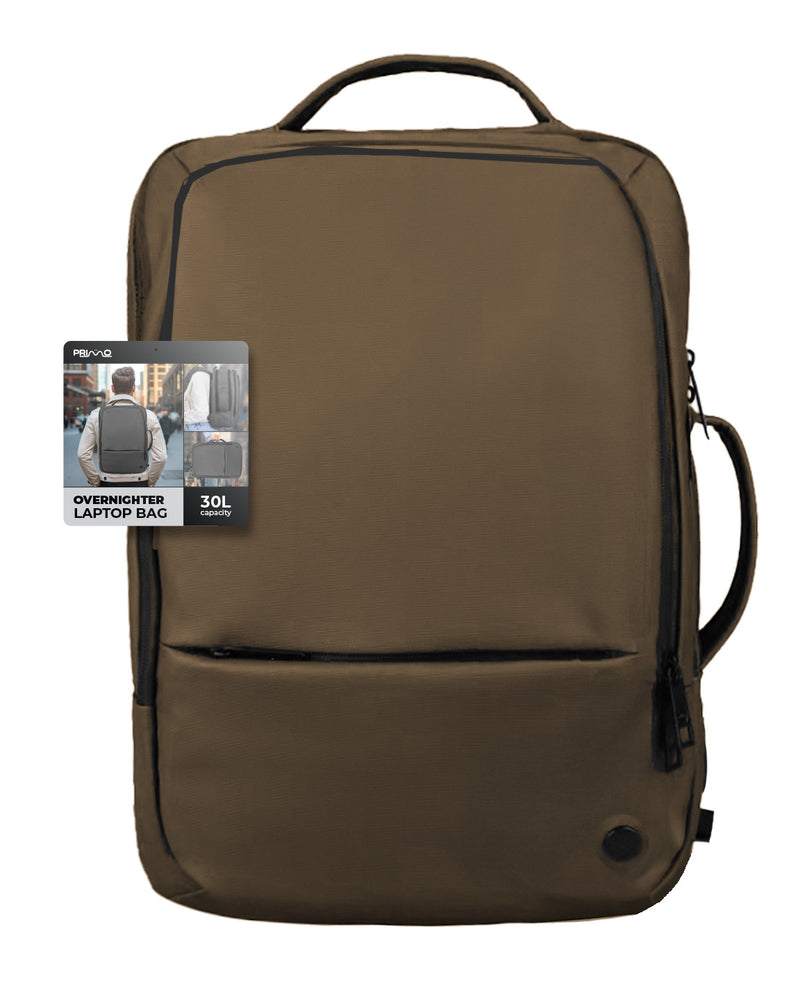 Overnight Convertible Laptop Bag Brown