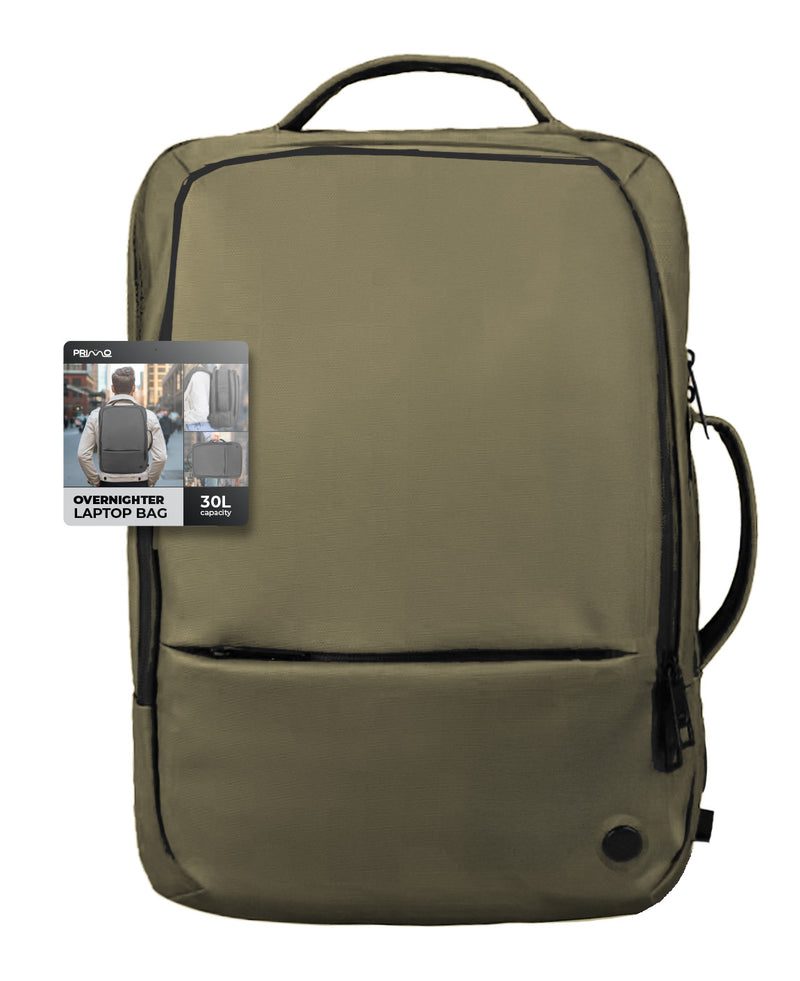 Overnight Convertible Laptop Bag Olive Green