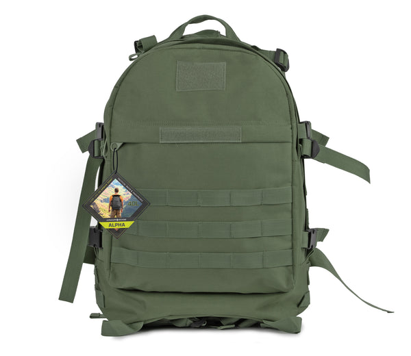 Armor Edge Alpha Tactical Backpack - Dark Army Green