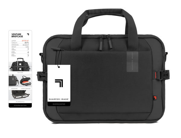 Sharper Image Venture Overnight Laptop Briefcase