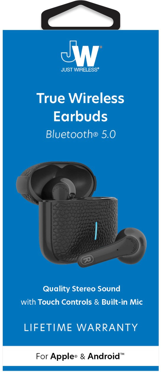 True Wireless Earphones (TWS) Bluetooth 5.0 Black SKU: 20522