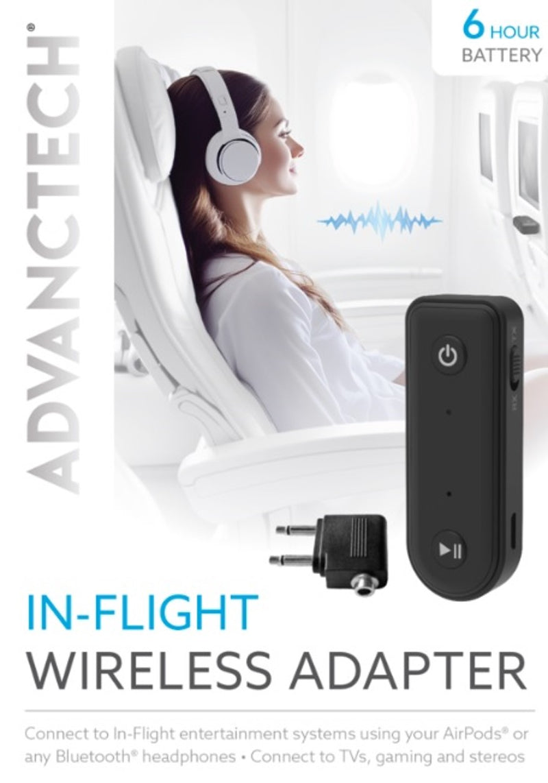 Bluetooth Wireless In-Flight Entertainment Adapter