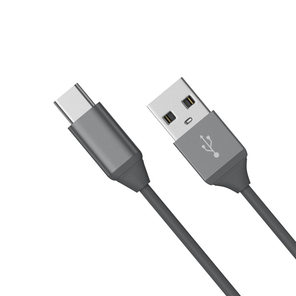 6ft USB-C - USB-A Cable Gray