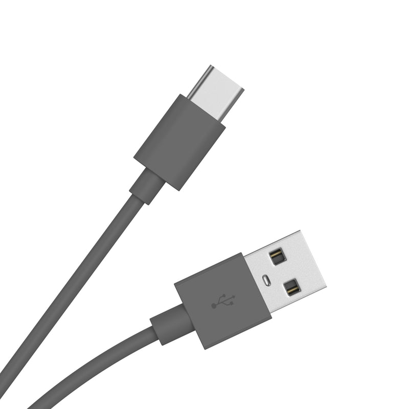 4ft USB-C - USB-A Cable Gray