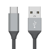 6ft USB-C - USB-A Cable Gray - SKU 05002